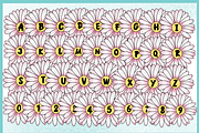 Daisy Spring -PNG Font, a Symbol Font by It me digital art (Thumbnail 3 of 7)