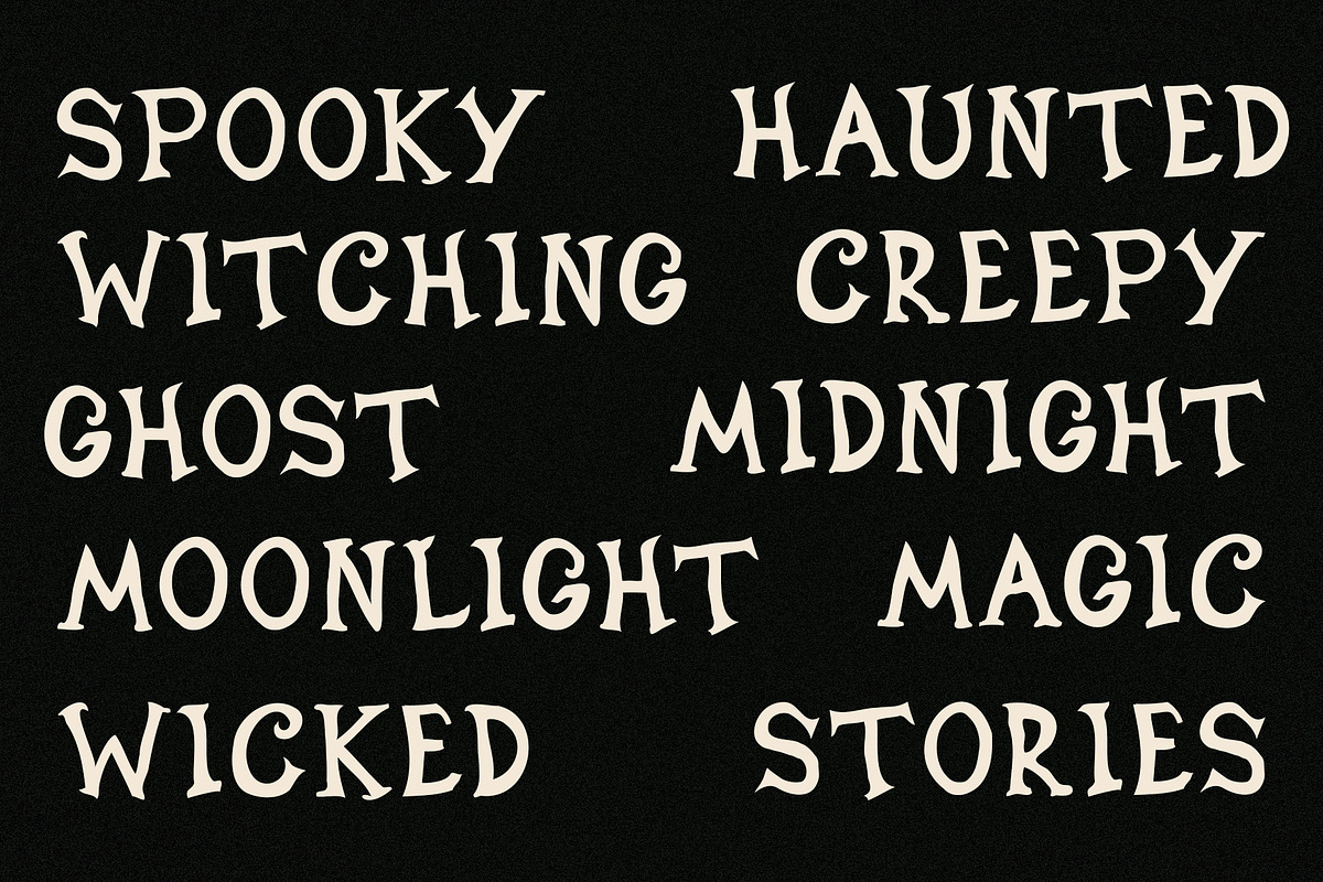 Midnight Spell - Witchy Font, a Sans Serif Font by Mockmenot (Photo 6 of 8)