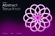 Torus Knot Colorful 3D Icon Set, an Object 3D Model by Eklip Studio (Thumbnail 1 of 3)