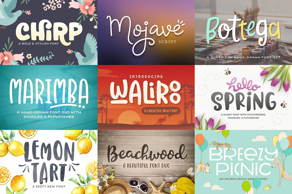 The Absurdly Adorable Font Pack preview 2