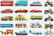 Vehicles Collection - SVG Bundle, a Transportation Illustration by Palleon (Thumbnail 2 of 5)