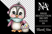 Whimsical Easter Cute Animals Set, an Animal Illustration by RobertsArt (Thumbnail 2 of 6)