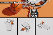 Basketball Keychain Mockup, an Advertising Mockup by SD Mockup (Thumbnail 5 of 5)