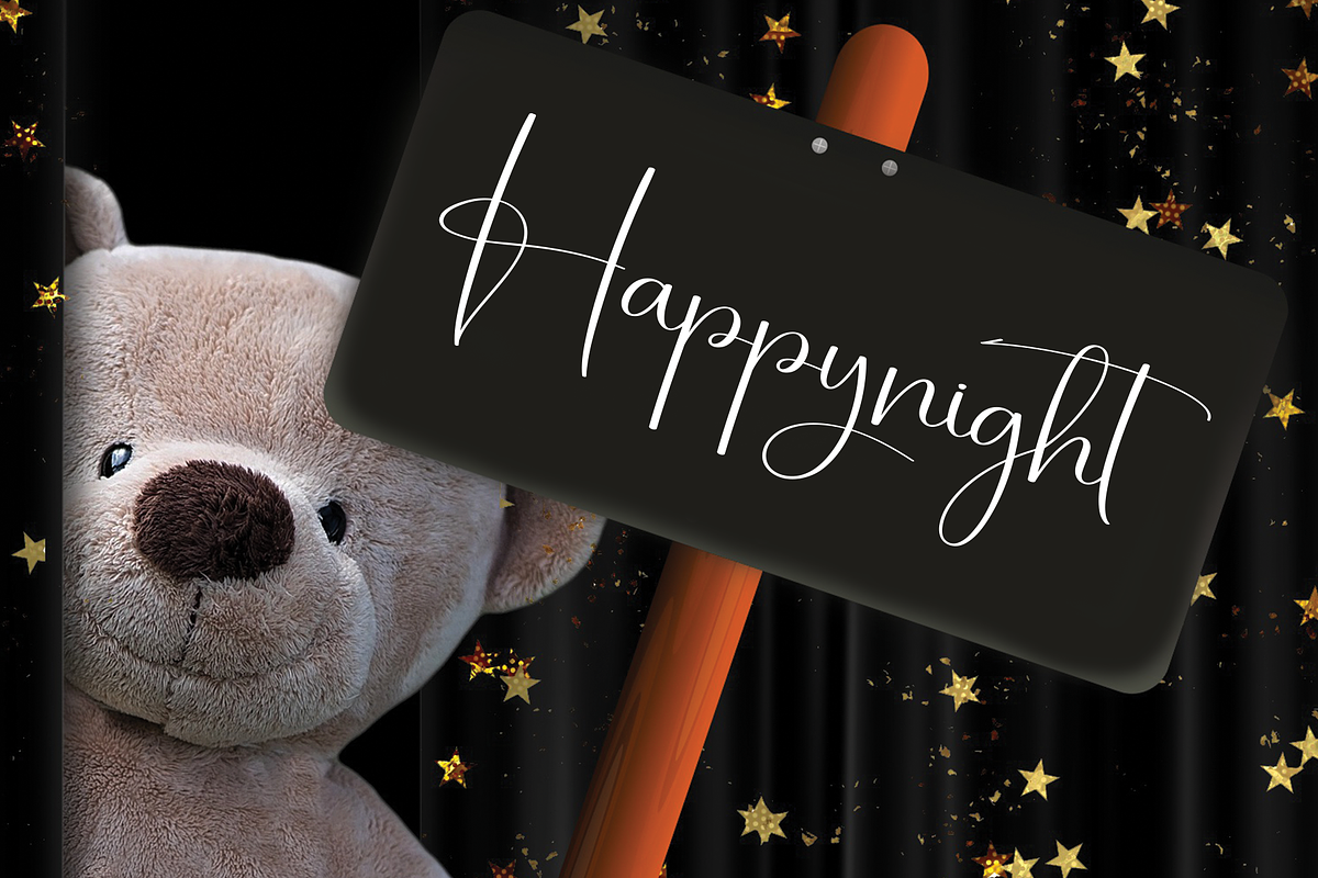 Starlight | Script Font, a Handwritten Font by Scratchones (Photo 4 of 9)