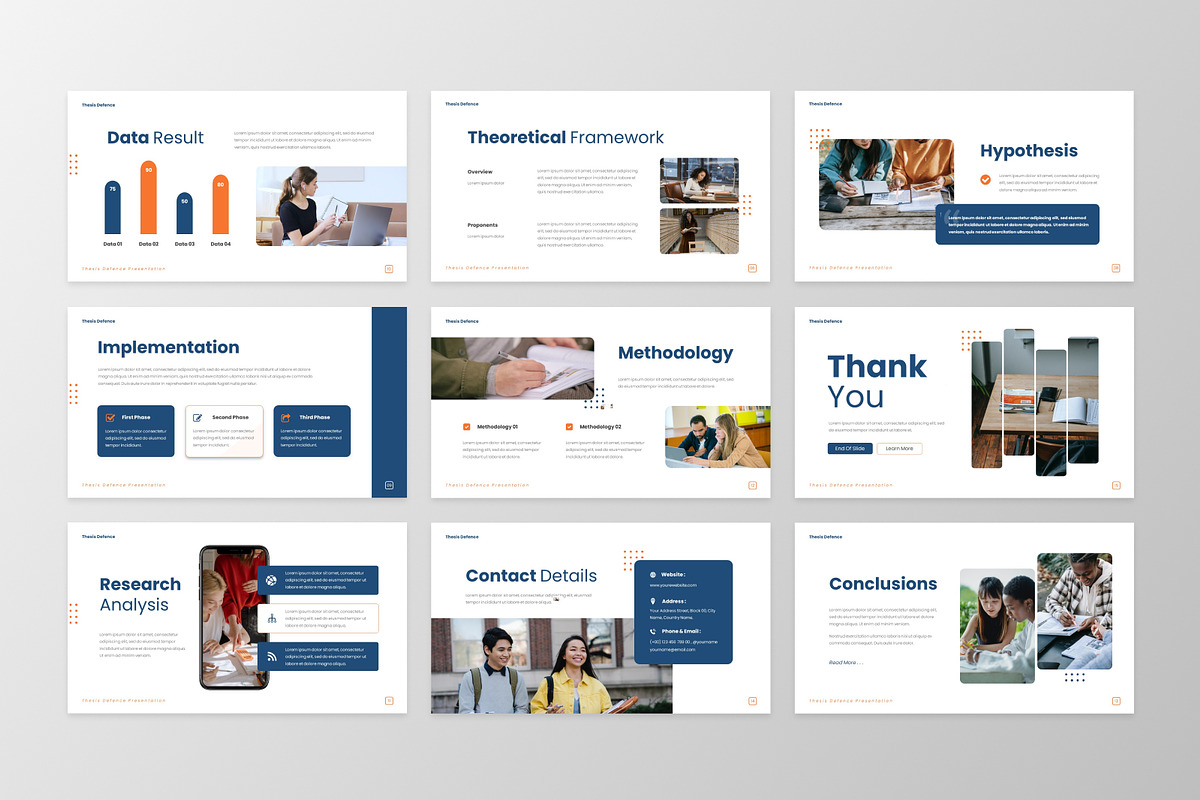 Thesis Defence Keynote Template, a Presentation Template by GraphauseProject (Photo 3 of 6)
