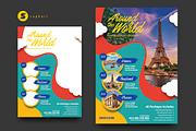 Travel Flyer Template, a Flyer Template by Saphari (Thumbnail 2 of 3)