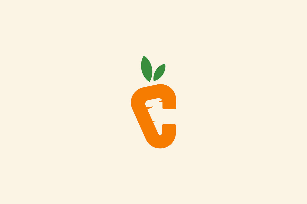 Letter C Carrot Logo Design Vector, a Branding & Logo Template by Vectoryzen (Photo 2 of 2)