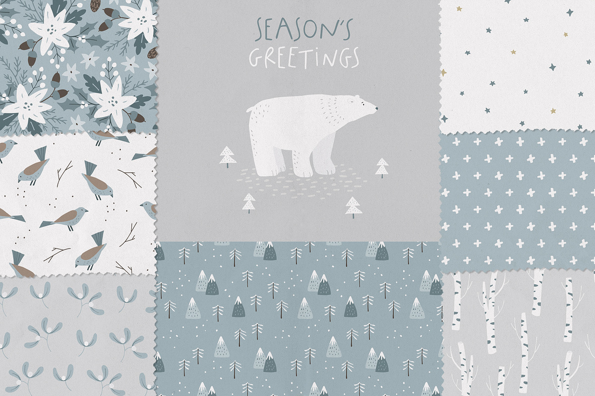 Scandi Christmas maps, cards creator, an Animal Illustration by Tabita's shop (Photo 10 of 17)