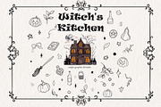 Witch's Kitchen. Hand draw graphic, an Object Illustration by ma_i_vi (Thumbnail 4 of 12)