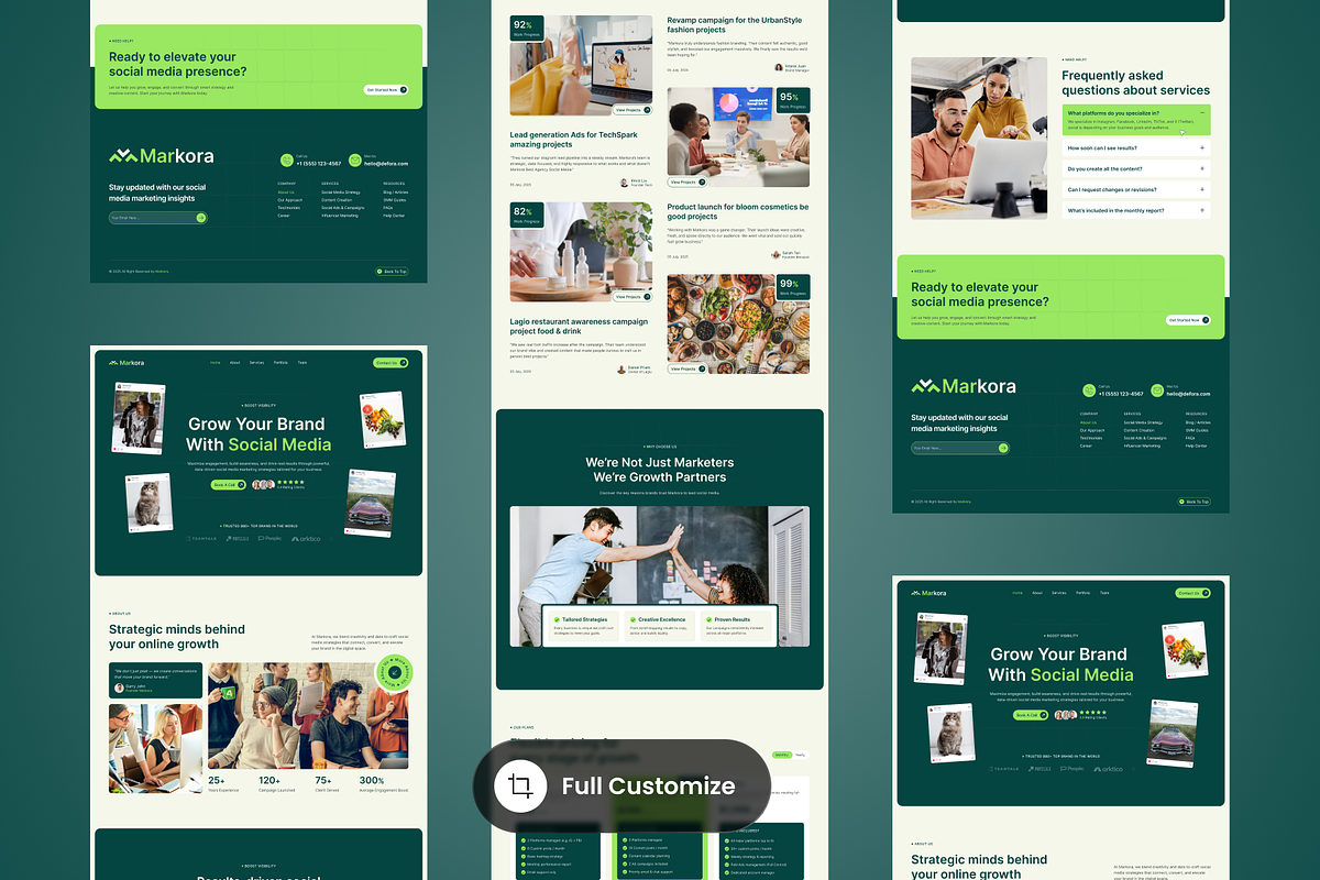 Markora - Social Media Marketing preview 3
