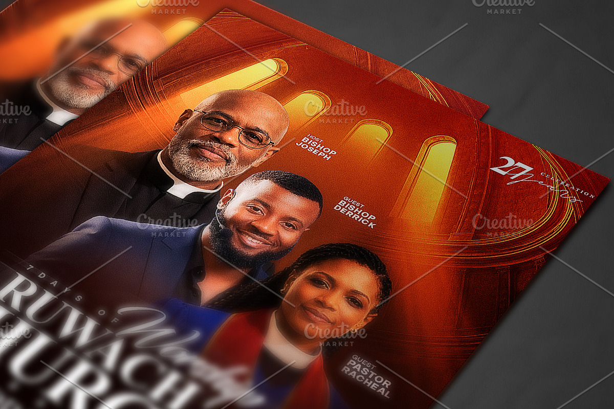 Church Anniversary Poster Template, a Social Media Template by church flyer templates (Photo 2 of 4)