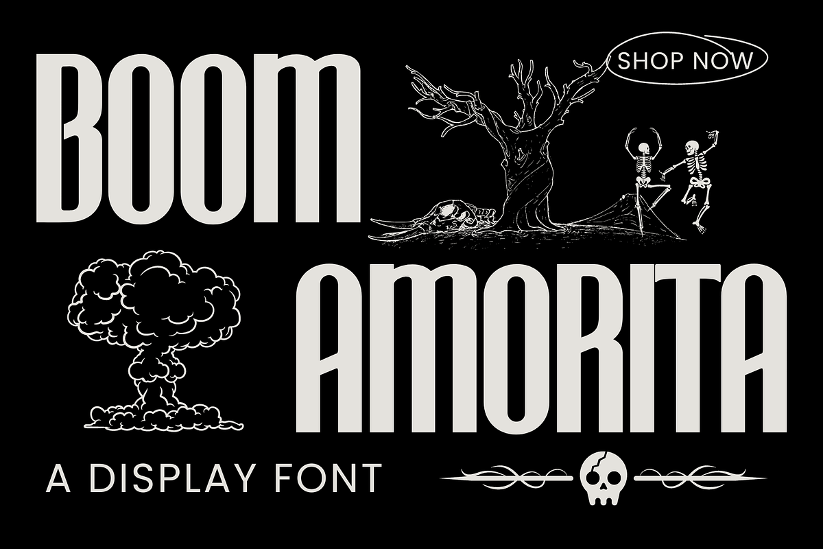 Boom Amorita | Sans Serif Font, a Sans Serif Font by BearyType Studio (Photo 1 of 12)