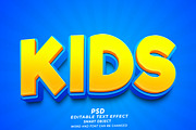 Kids Editable Text Effect PSD, a Layer Style Add-On by TrueVector (Thumbnail 1 of 2)
