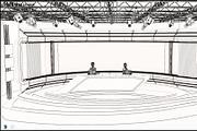Virtual TV Studio News Set 35, an Architecture 3D Model by akerStudio (Thumbnail 7 of 39)