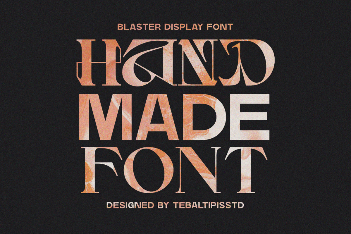 Blaster - Combination Typeface, a Font by tebaltipislab (Photo 4 of 12)