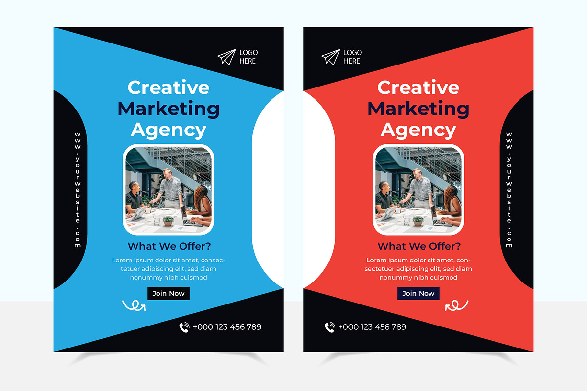 Marketing Agency Flyer Design, a Flyer Template by Tahnix Creative (Photo 2 of 3)