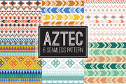 Aztec tribal color seamless pattern, a Pattern Graphic by Tumana_Net (Thumbnail 1 of 7)