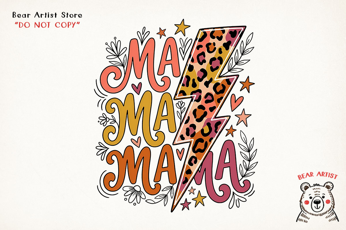 Mother’s Day Sublimation PNG Bundle, an Illustration by GlitterCraft (Photo 2 of 41)