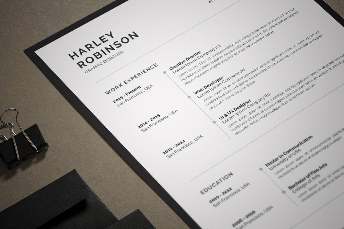 Resume/CV, a Resume Template by deviserpark (Photo 3 of 4)