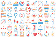 Festival and Holidays Vector Icons, a Solid Icon by Vector Portal (Thumbnail 5 of 6)