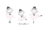 Cute Ballerinas!, a Graphic by Irene_Boiko_ART (Thumbnail 2 of 7)
