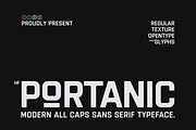 HF Portanic Typeface, a Sans Serif Font by 24Design Studios (Thumbnail 1 of 9)