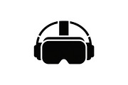 50 VR Goggles Headset Silhouette, an Illustration by yasushie (Thumbnail 2 of 51)