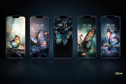 22 Magic Butterfly Wallpapers Pack, a Wallpaper Graphic by BazziBa♥ (Thumbnail 3 of 5)