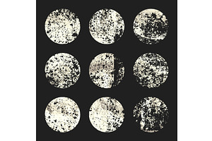 Grunge silver foil, shiny handmade, an Illustration by 32pixels