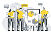 Business Outline Illustrations, a Templates & Theme by alexdndz (Thumbnail 24 of 52)