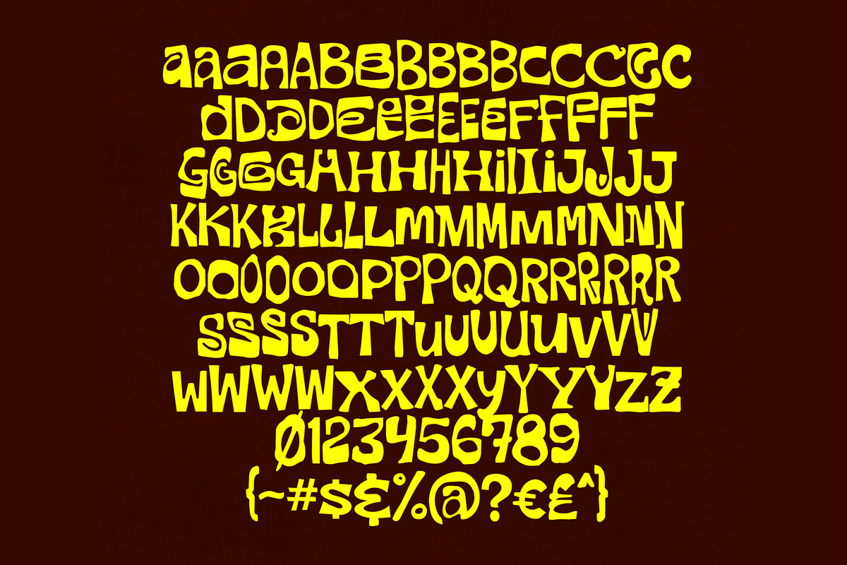Jamboree Hand Drawn Font, a Handwritten Font by Tom Gordon Design (Photo 4 of 4)