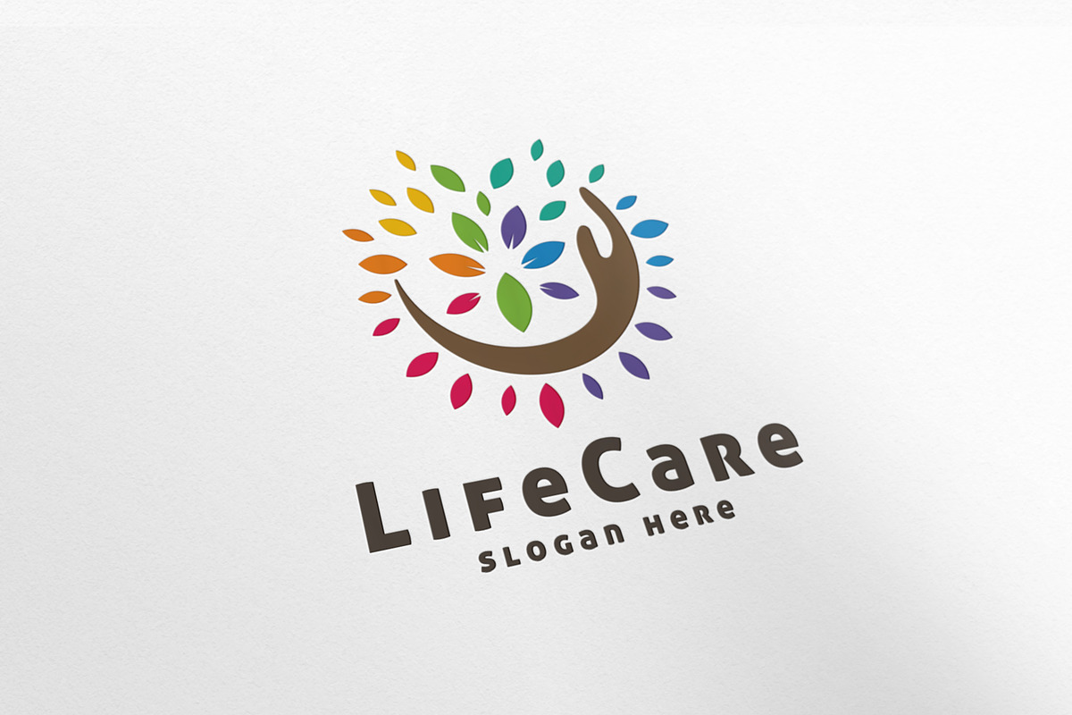 Life Care Hand Logo, a Branding & Logo Template by Design_Planet (Photo 2 of 4)