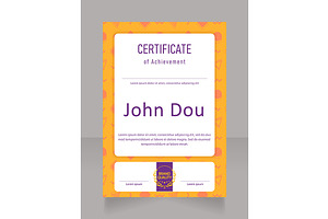 Participant Certificate Design