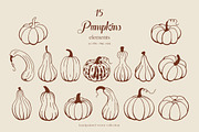 Whimsical Set Autumn Vibes, an Object Illustration by ViktoriyaD (Thumbnail 8 of 22)