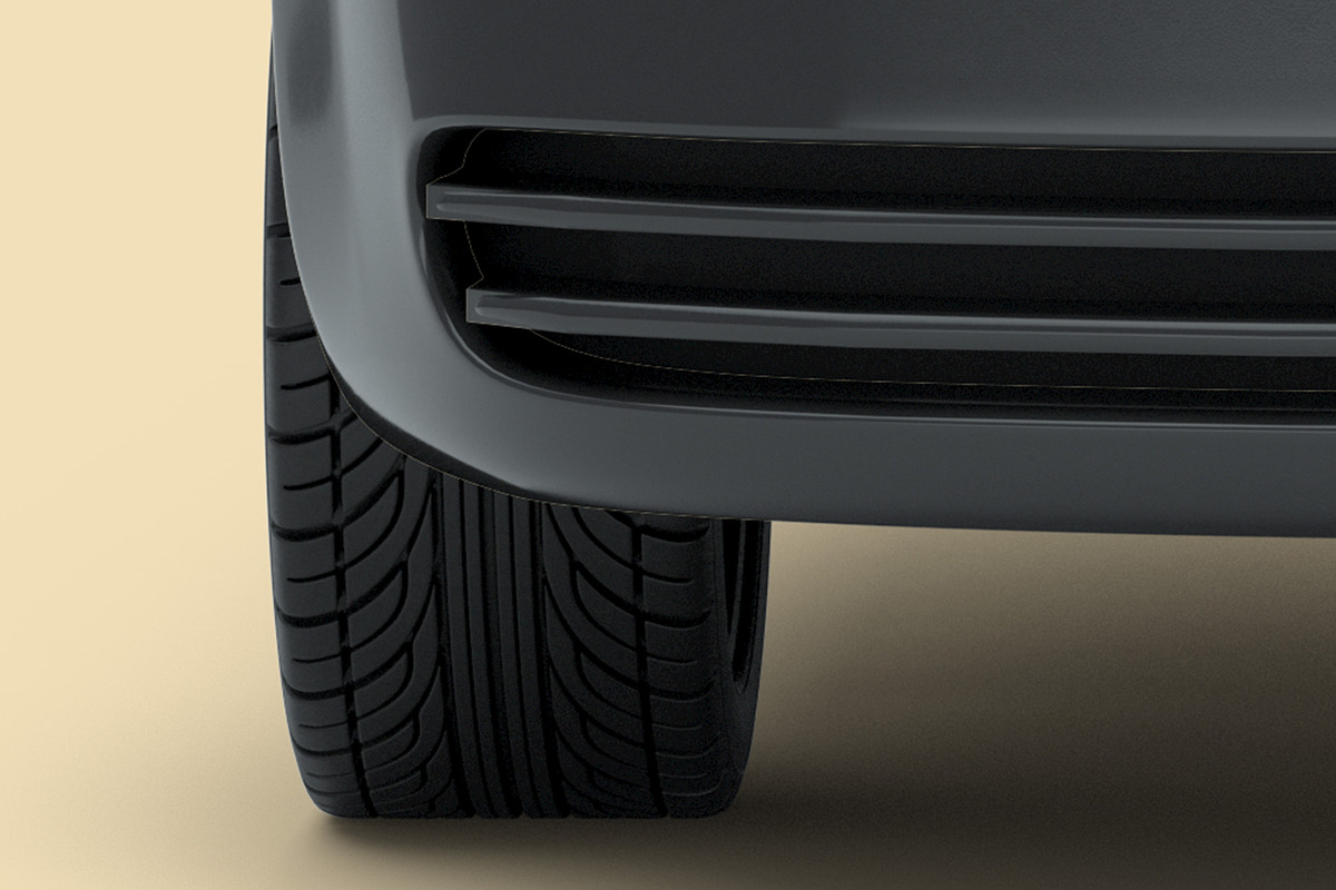 Mini Van Mockup - 6 views, an Advertising Mockup by Illusiongraphic (Photo 16 of 20)