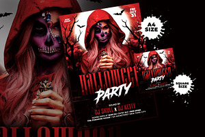 Halloween Party Flyer, a Flyer Template by AyumaDesign
