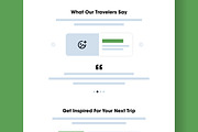Minimalist Travel Wireframe Layout, a Wireframe Template by MightyDesign (Thumbnail 5 of 9)