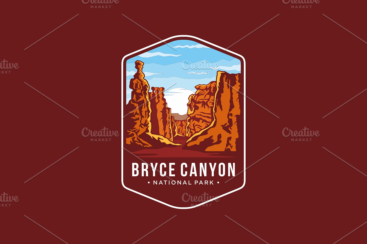 Bryce Canyon National Park Logo, a Branding & Logo Template by swarnstudio