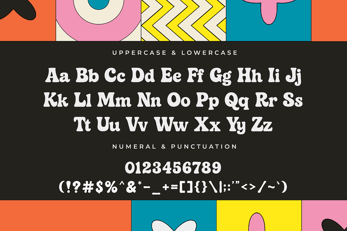 Boogieland – Groovie Retro Display, a Sans Serif Font by overlaytemplates (Photo 4 of 5)