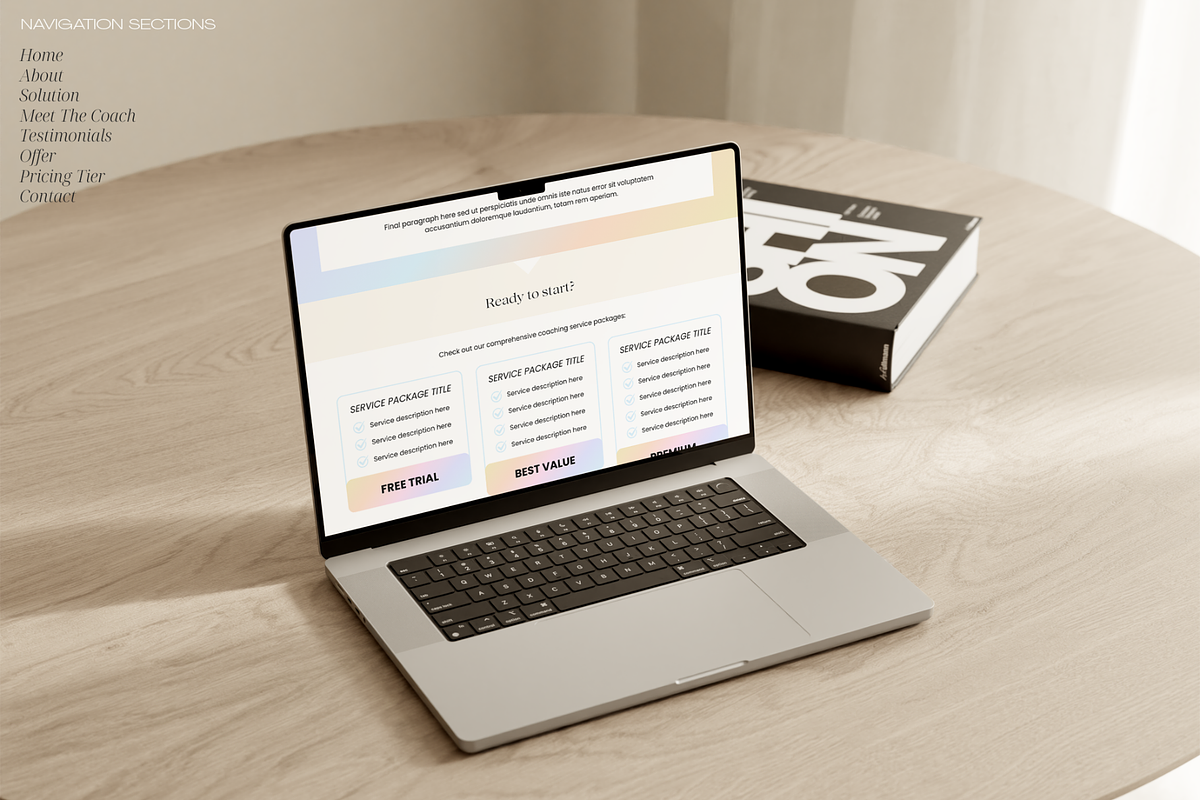 IRIS Course Creator Landing Page, a Landing Page Template by Creatif Foundry (Photo 4 of 7)