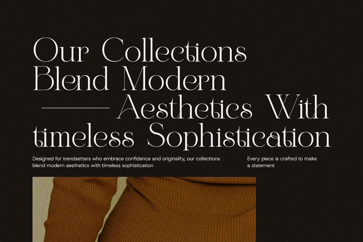 Bigrona Elegant Serif Font, a Serif Font by Graphicxell (Photo 5 of 8)