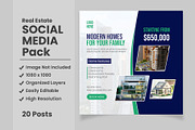 Real Estate Templates Social Media, a Social Media Template by designsprout (Thumbnail 2 of 2)