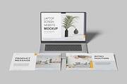 Laptop Screen Website Mockup, a Device Mockup by Amigos__46 (Thumbnail 6 of 10)