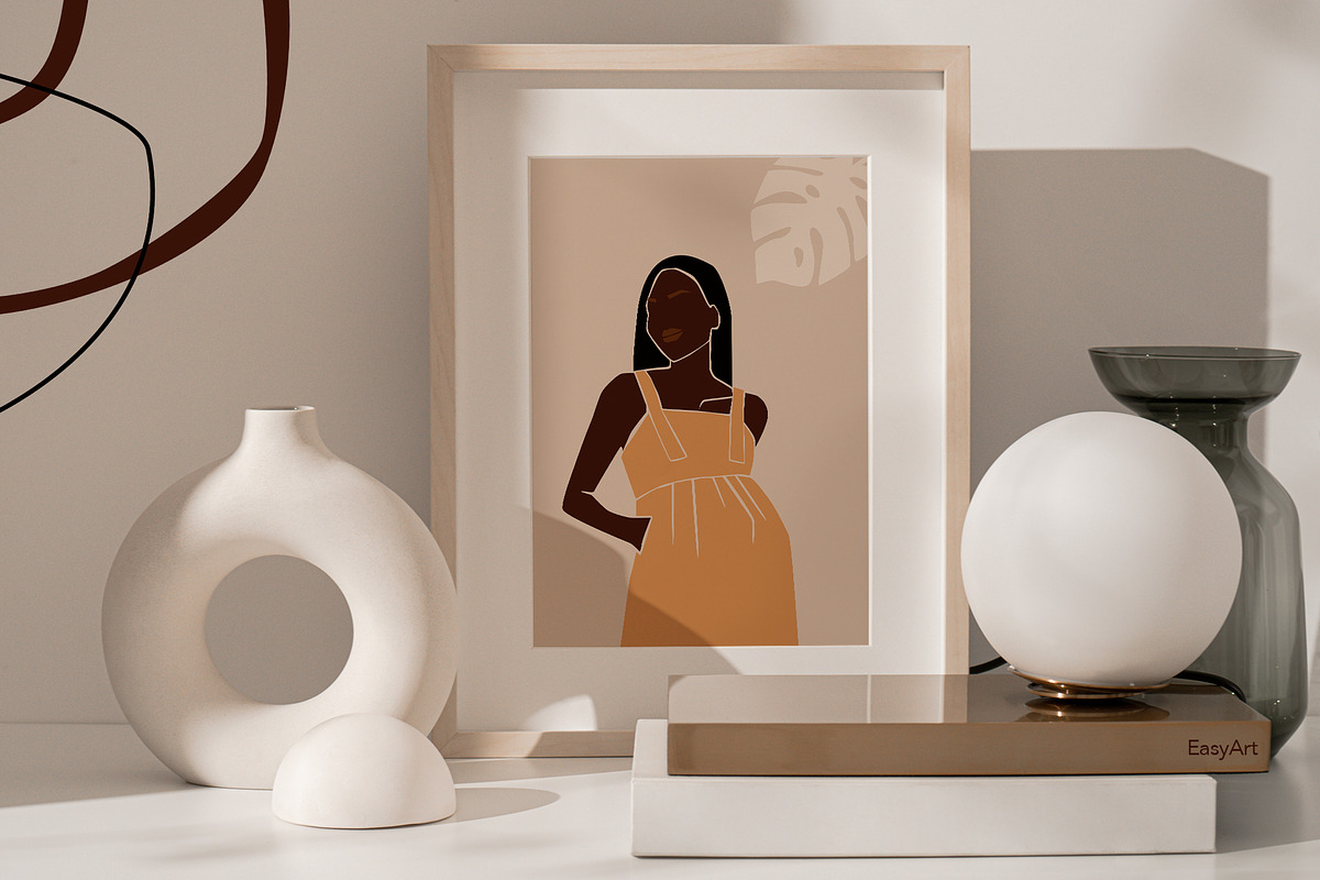 PREGNANT female. Modern art., a Decorative Illustration by EasyArt (Photo 10 of 14)