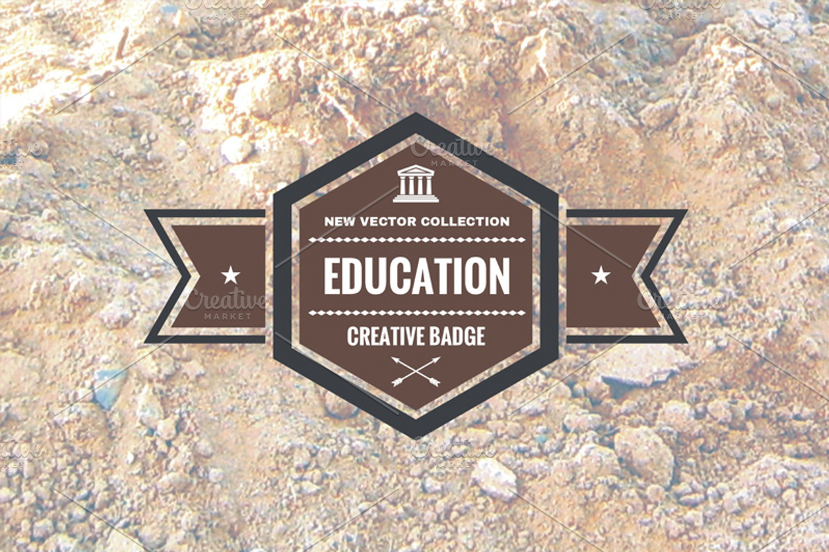 5 Vector Geometric Badges preview 3