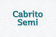 Cabrito Semi, a Serif Font by insigne (Thumbnail 1 of 5)