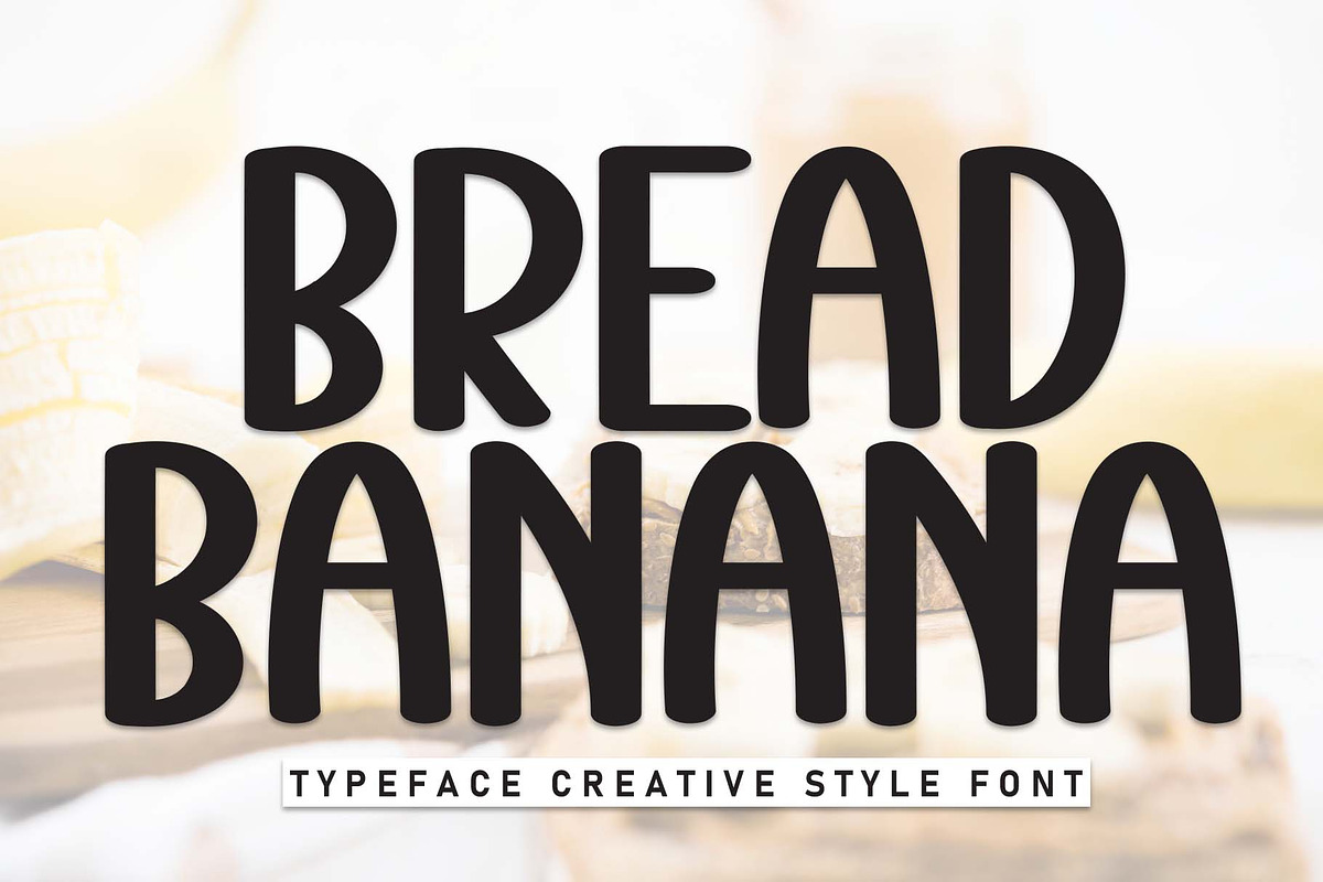 Bread Banana | Script Font, a Script Font by Scratchones (Photo 1 of 8)
