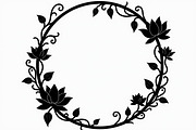Lotus Floral Wreath Bundle, an Illustration by hafijul (Thumbnail 2 of 9)