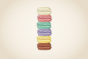 Vector mint macaroons, an Illustration by Alenarozova (Thumbnail 3 of 3)