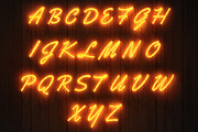 PSD Neon 3D Letters, an Object Graphic by GK Creative (Thumbnail 6 of 8)